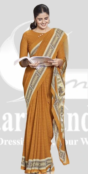Uniform Saree Design 2